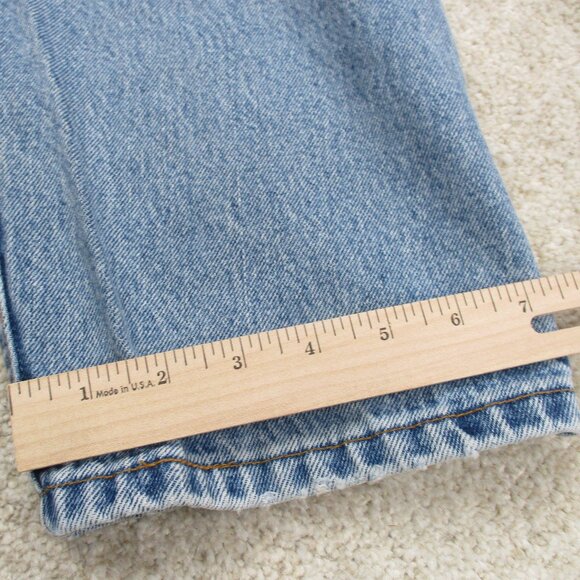 VINTAGE Levis 560 Loose Fit Straight Leg Womens 12R Blue Denim 30x31 USA 90s - Picture 8 of 14